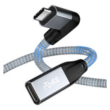 Usebean Cable De Extension Usb C En Angulo Recto De 10 Pies