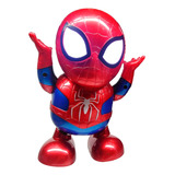 Muñeco Spiderman Bailarin Con Luces Sonido Y Movimiento