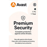 Antivirus Avast Premium Security -  1 Pc - 1 Año   