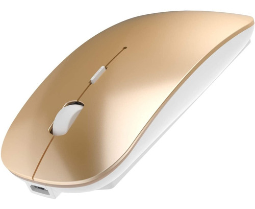 Mouse Dual Inalambrico Con Bluetooth Y Usb Recargable 