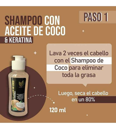 Kit Keratina Coco 250ml Alizado - mL a $50