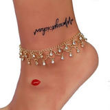 Pulseras Tobilleras Con Strass Joyeria Para Pie