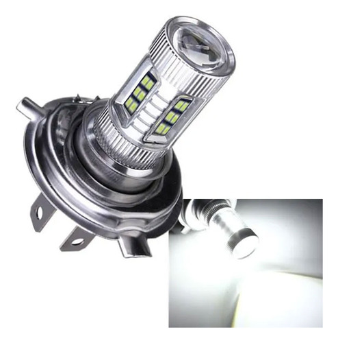 Bombillo Luz Led Mini Lupa H4 Alta Potencia Moto Carro