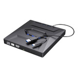 Cd/dvd Externo Typec Dual Line Usb 3.0 Para Laptop Mac