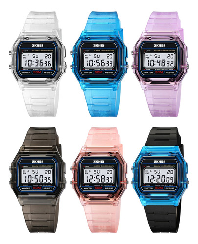 Reloj Skmei Digital Retro Vintage Unisex 5 Atm Original 2056