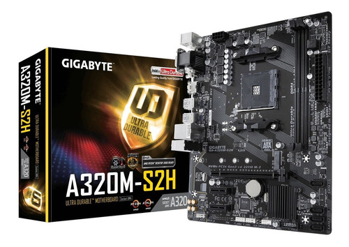 Mother Gigabyte Amd Ga-a320m-s2h Ryzen A320 Am4