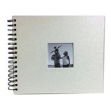 Álbum De Fotos Scrapbook Livro De Assinaturas Médio - Branco
