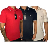 Kit 3 Polos Plus Size G7 G8 G9