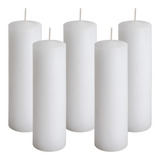  12 Velas 7 Dias Votiva  Branca 200 Gramas ( Transparente )