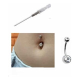 Kit Faça Você Mesmo Piercing Umbigo + Aplicador