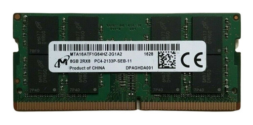 Memoria Ram Micron 8gb Ddr4 Pc4-2133p Para Portatil/mac
