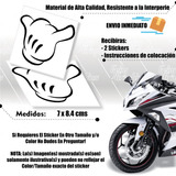 Par Calcomania Sticker Manita Mickey Efx Moto Ss