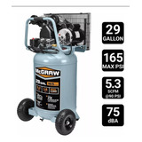 Compresor De Aire Mcgraw 1.8 Hp 165 Psi 29 Galones