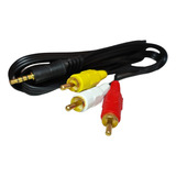 Cable De Audio 3 A 1 Rca Full Sonido 1.5m Ca-70