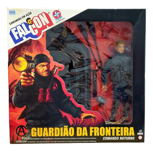 Boneco Falcon Guardião Da Fronteira Comando Noturno Lacrado!