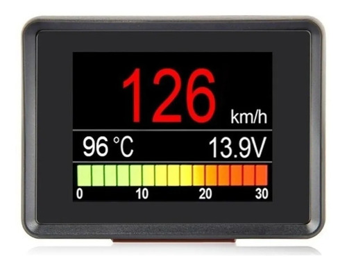 Marcador De Temperatura Motor Digital Obd2 A203 Slim 