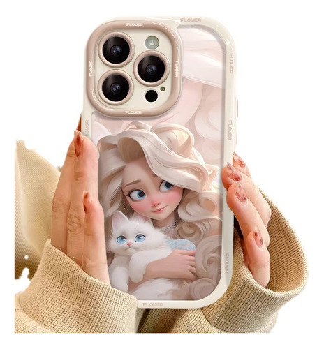 Funda Protectora Para Teléfono Celular Cartoon Princess