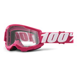 Goggles Motocross Mtb Strata 2 Fletcher Clear Lens 100%