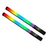 Pack De 2 Barras Led Rgb De 50 Cm Cambia De Color Tubo Led