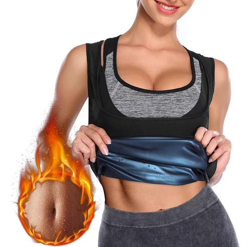 Chaleco Sauna Para Sudar Faja Deportiva Para Unisex 2pcs