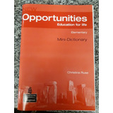 New Opportunities Elementary Mini-dictionary Pearson Usado
