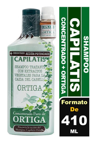 Capilatis Shampoo Ortiga + Concentrado Puro De Ortiga 410 Ml