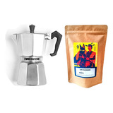 Cafetera Italiana Volturno 3 Pocillos + Cafe Colombia 250grs