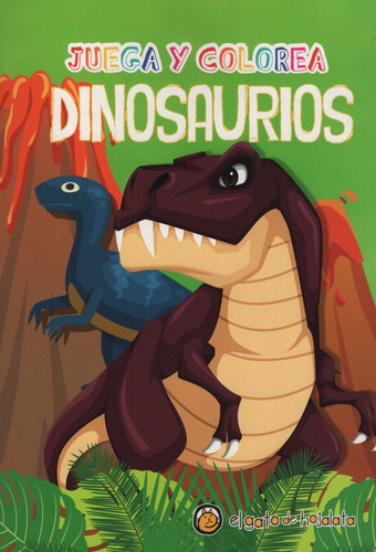 Libro Juega Y Colorea Dinosaurios