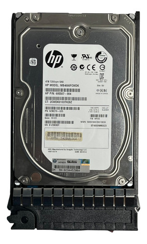 Hd Hp 4tb 7.2k 3,5 Sas 6gb 693721-001 740348-004 698695-003 693689-b21 @