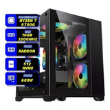 Pc Gamer Ryzen 7 5700g 16gb 3200mhz Ssd 480gb Nvme 600w Wifi