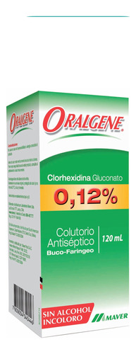 Oralgene 0.12%  120 Ml, Enjuague Bucal