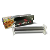 Papel Aluminio Negro Mod. 400 Azteca Con Cortador - 6 Pzas