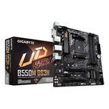 Placa Mãe Gigabyte B550m Ds3h Am4 Matx Ddr4 2x M.2