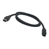 Cable Firewire 800 9 Pin A 9 Pin Macho 6 Ft Negro