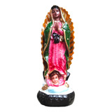 Virgen De Guadalupe Versión Miniatura Figura Decorativa 