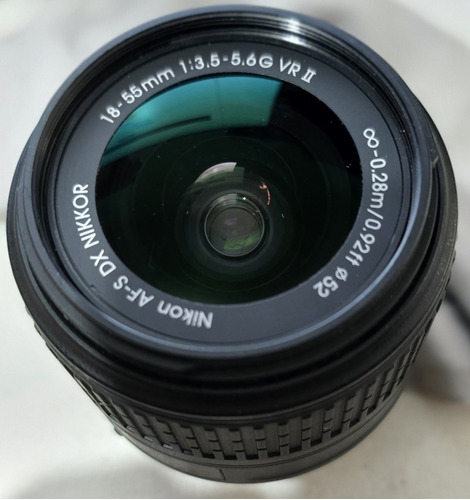 Lente Nikon Afs 18-55mm 3.5-5.6 G Ll Vr Dx Como Nuevo 