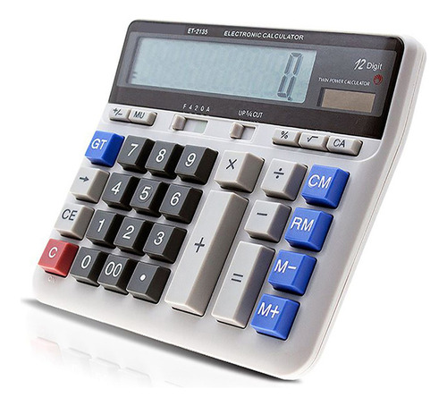 Calculadora Electrónica For Ordenador Grande, Solar Y Bate