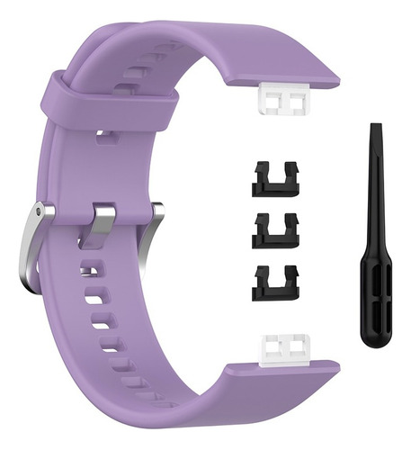 Correa De Silicona Para Huawei Watch Fit - Purple