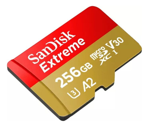 Tarjeta Memoria Microsd 256gb 160mb/s Sandisk Extreme C/adap