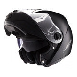 Casco Ls2 Rebatible 370 Visor Interno Negro Mate Dompa