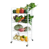 Organizador De Verduras Y Frutas Multiuso Ruedas 4 Niveles