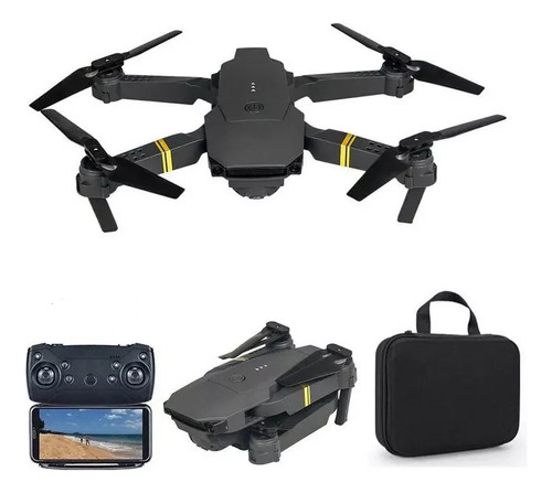 E88 Pro Mini Drone Câmera Dupla 4k Wifi  2 Baterias + Case