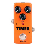 Pedal De Efecto Timer Delay Kokko Fdd2 Mini Color Naranja