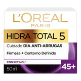 Crema Facial Día Loreal Hidra Total 5 Anti-arrugas +45  50ml