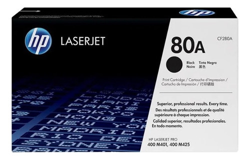 Toner Hp 80a Cf280a Negro Original