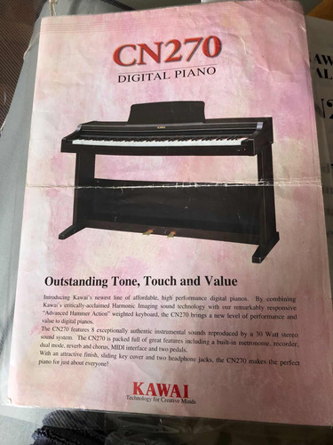 Piano Kawai Digital Cn270 Perfeito Estado