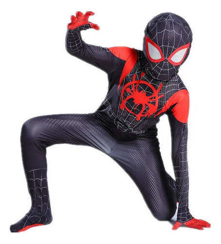 Disfraz Spiderman Miles Morales Marvel Spider-verse Tallas De Niño