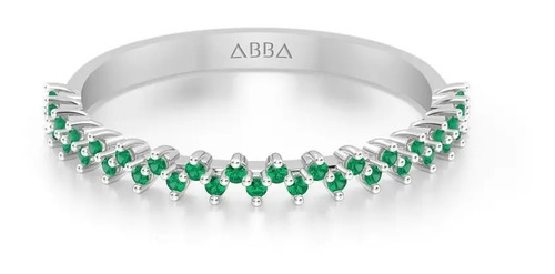 Churumbela Zig Zag Verde Oro 10k Abba Joyas