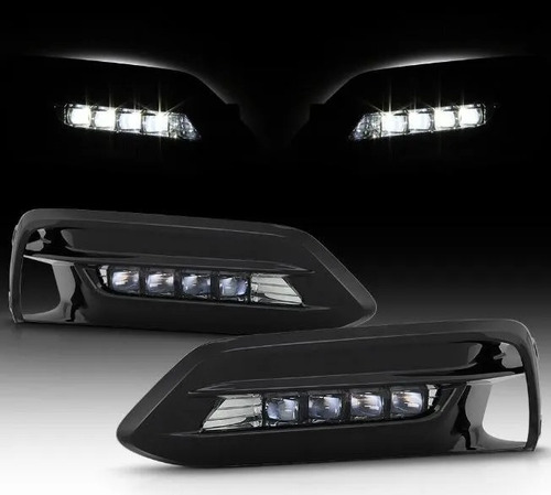 Kit Faros Niebla Led Honda Accord 2018-2019 Con Parrilla