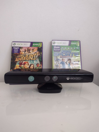 Kinect Xbox 360 + 2 Juegos Originales Kinect